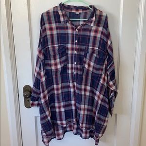 Light weight button down tunic